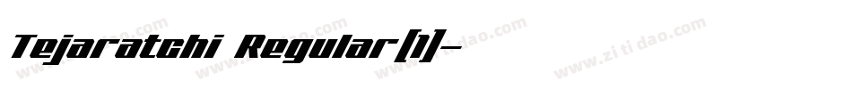 Tejaratchi Regular(1)字体转换